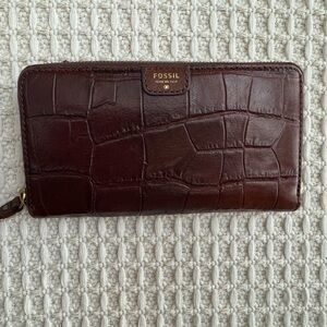 Fossil Brown Leather Wallet